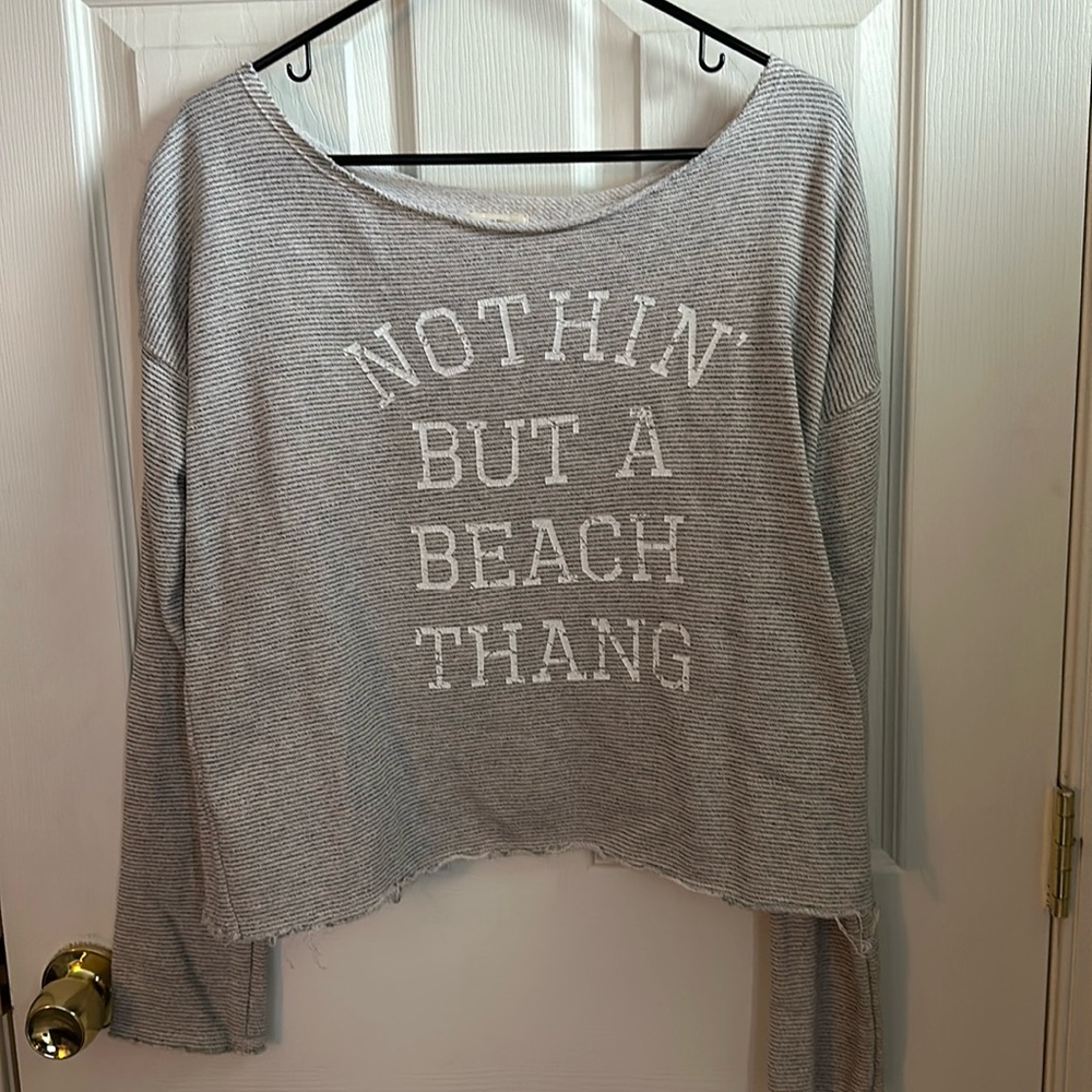 Billabong Nothing But a Beach Thang Crisscross Back Sweatshirt
